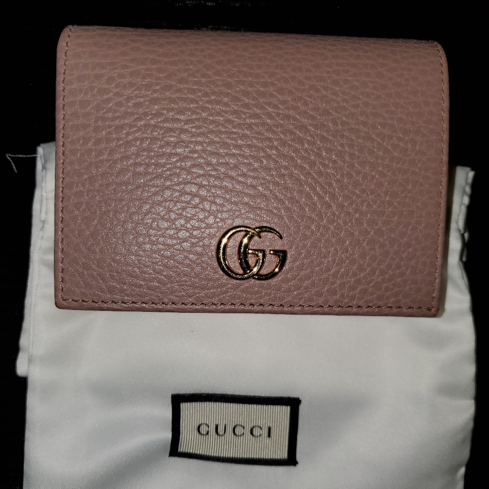 Authentic Gucci Leather Card Case Wallet